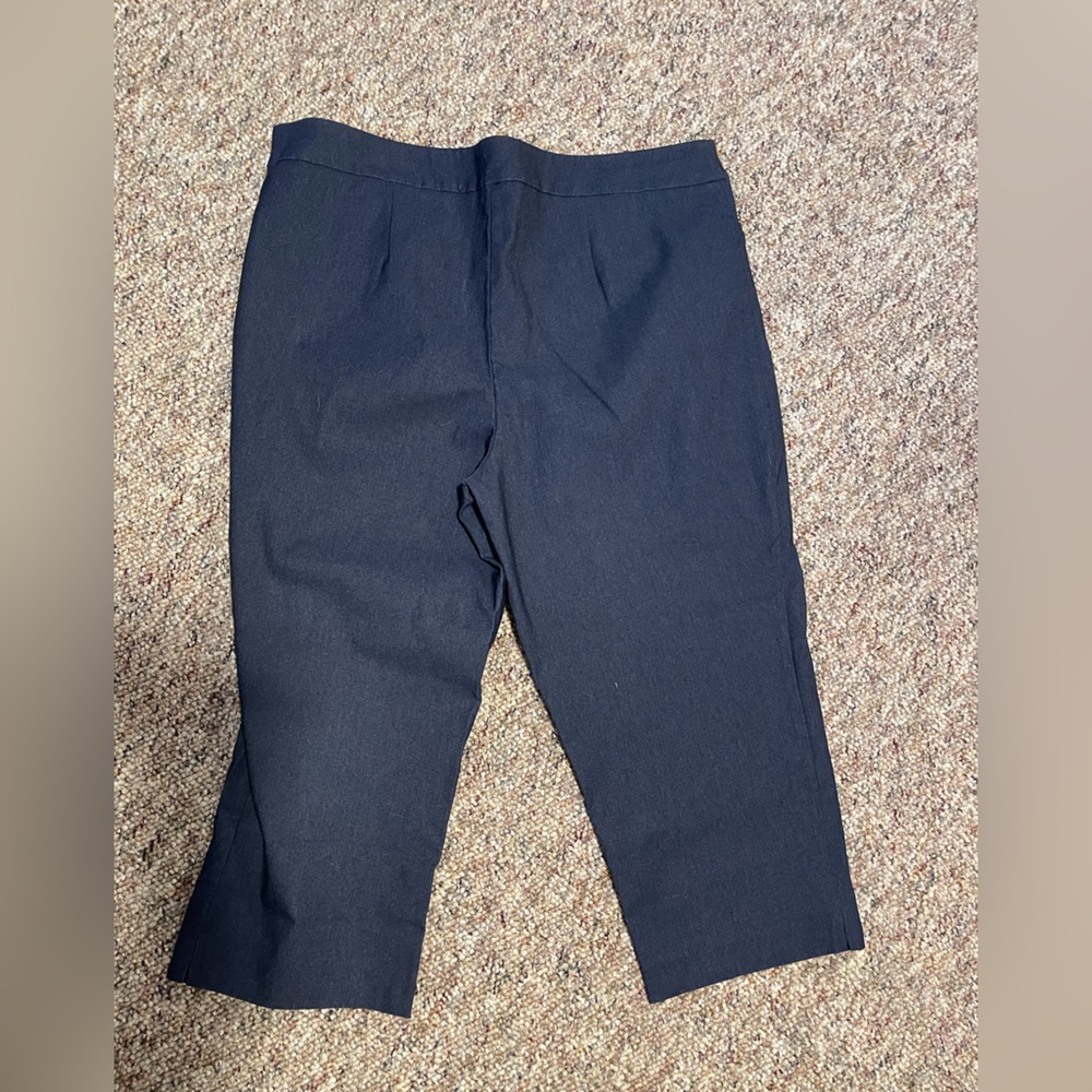 Classic Blue Denim Capris